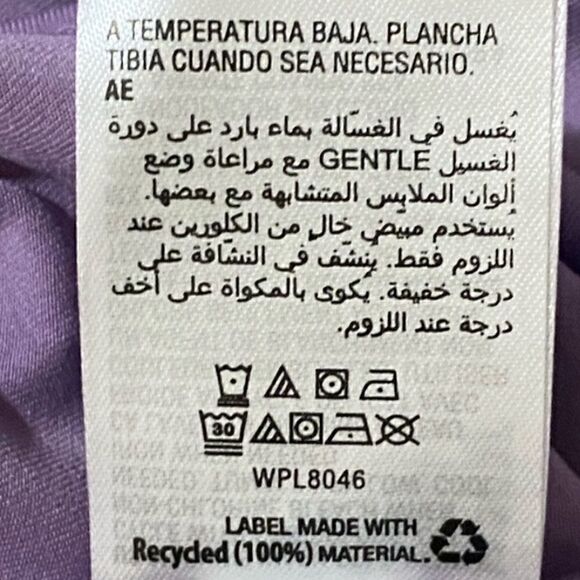 ID Ideology Women Purple Sleeveless Solid Performance Athletic Dress … - Picture 6 of 10